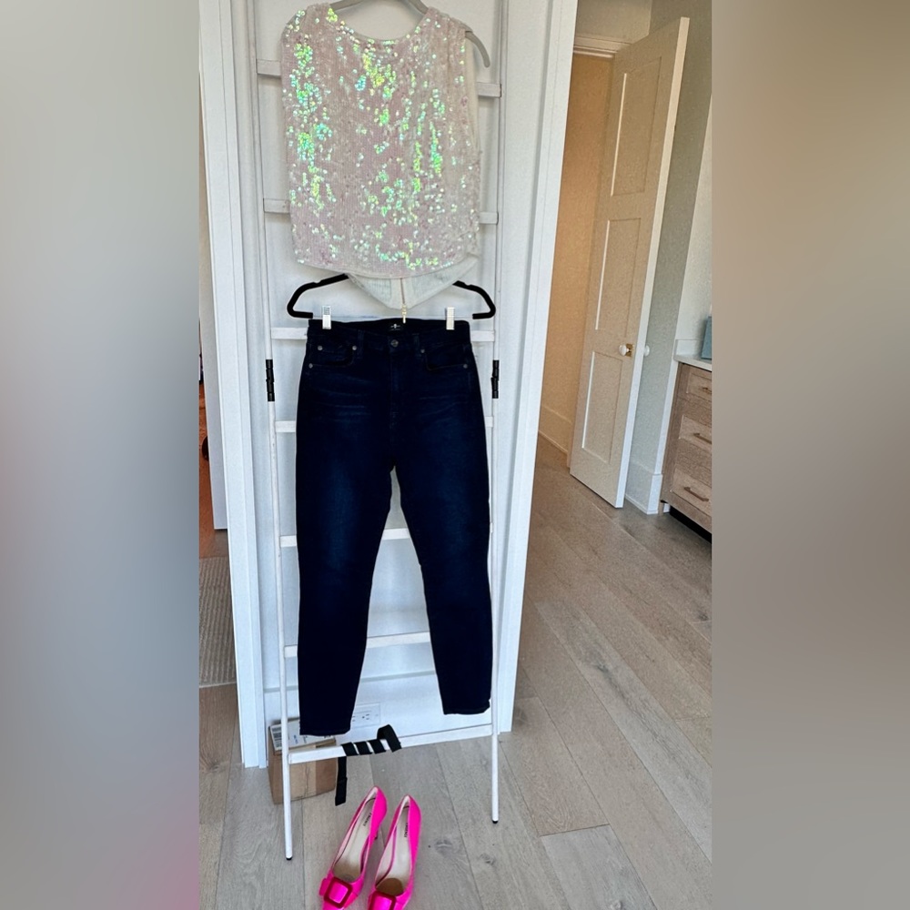 Dark Skinny Seven for All Mankind jeans